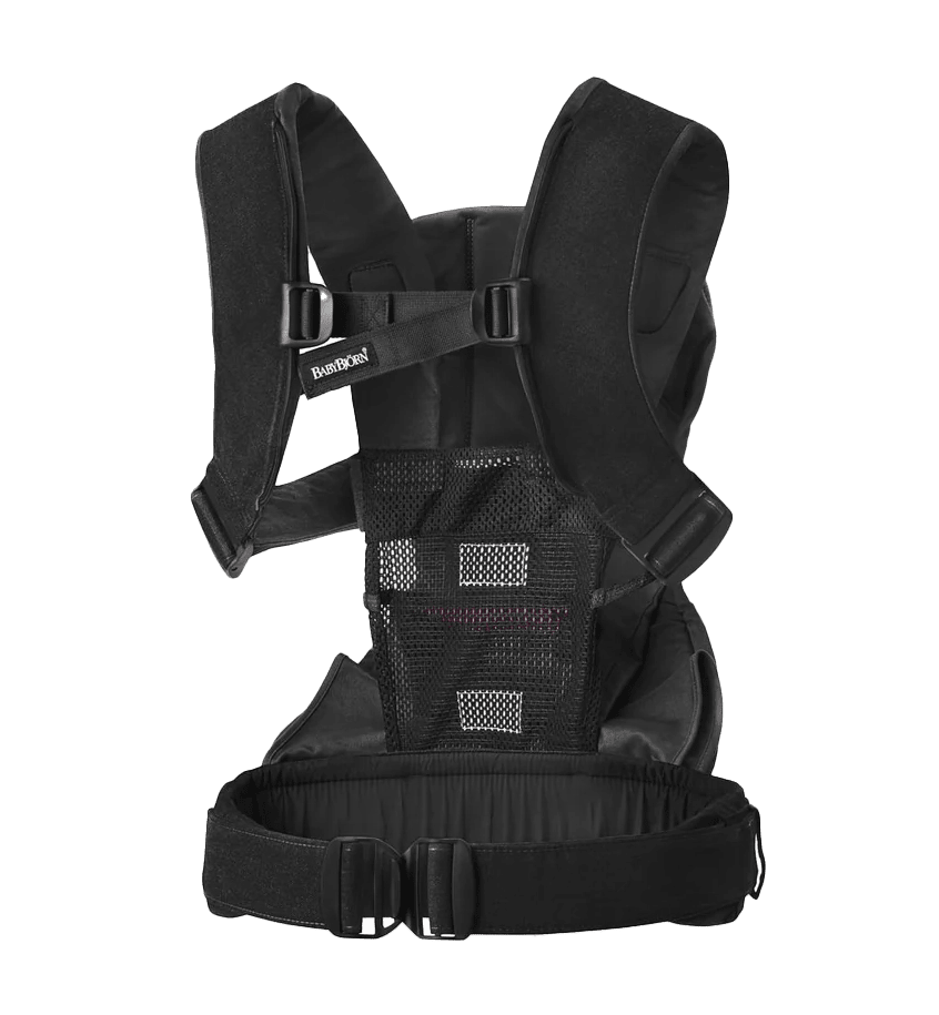 Baby Carrier One - Woven Mix, Black - Babybjorn - Morgon