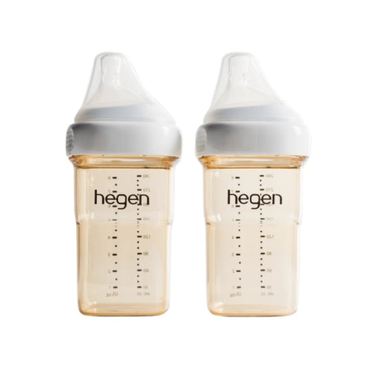 Hegen PCTO™ 240ml Feeding Bottle PPSU, 2 - Pack with 2 x Medium Flow Teat - Hegen - Morgon