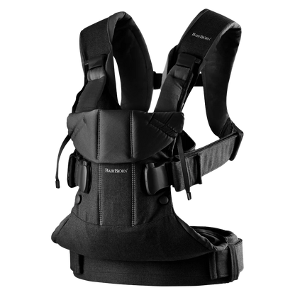 Baby Carrier One - Woven Mix, Black