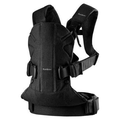 Baby Carrier One - Woven Mix, Black