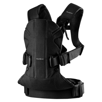 Baby Carrier One - Woven Mix, Black - Babybjorn - Morgon