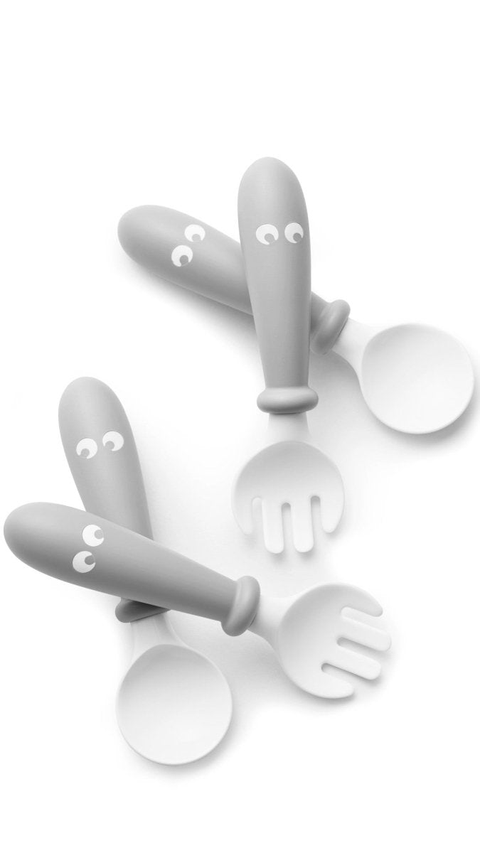 Baby Spoon and Fork, 4 pcs - Babybjorn - Morgon