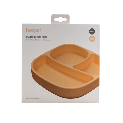 Hegen Divided Suction Plate Silicone Taupe - Hegen - Morgon