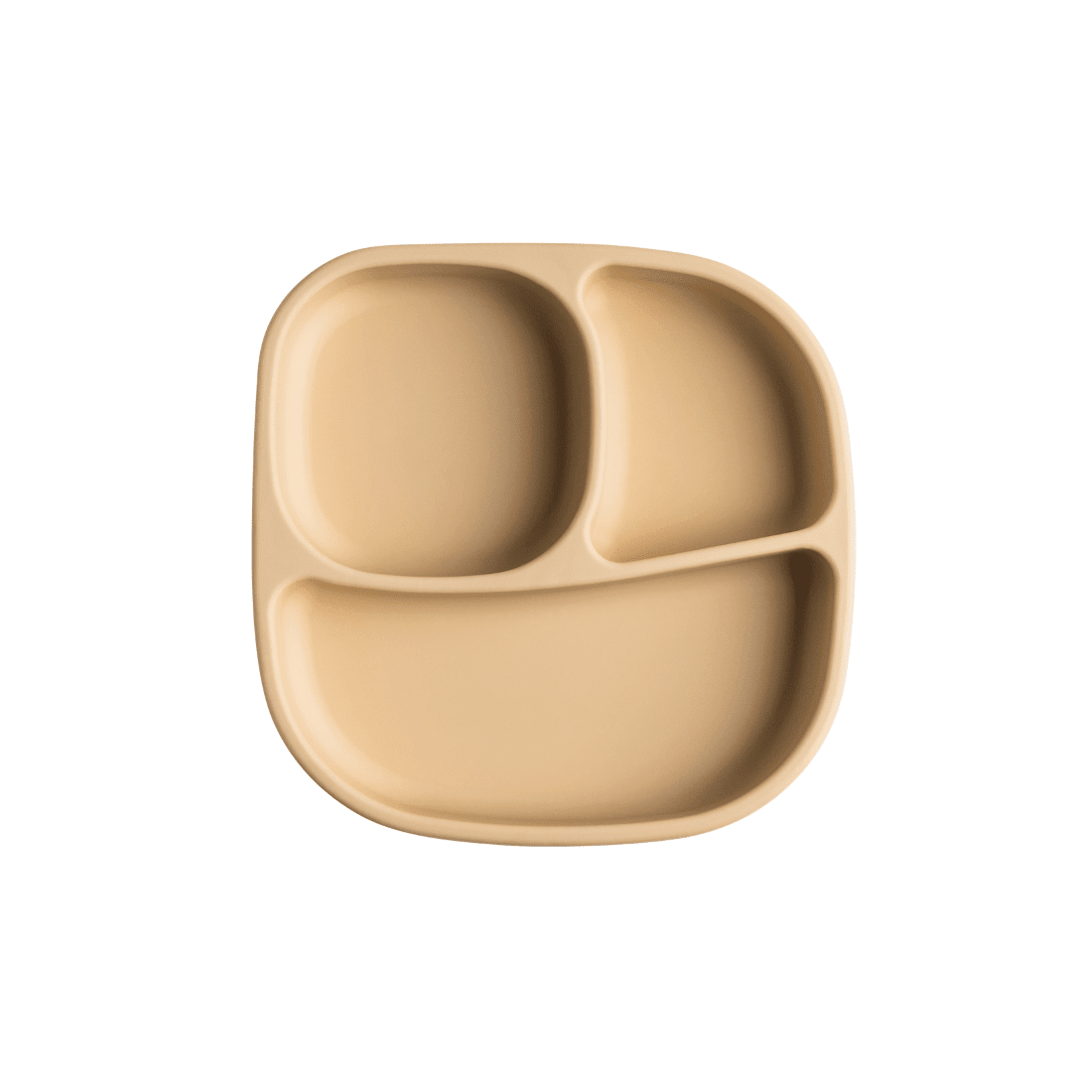 Hegen Divided Suction Plate Silicone Taupe - Hegen - Morgon