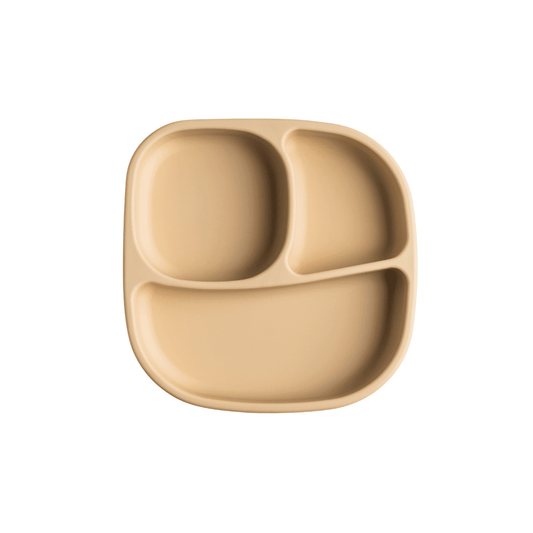 Hegen Divided Suction Plate Silicone Taupe - Hegen - Morgon