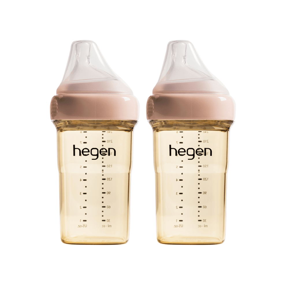Hegen PCTO™ 240ml Feeding Bottle PPSU, 2 - Pack with 2 x Medium Flow Teat - Hegen - Morgon
