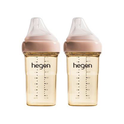 Hegen PCTO™ 240ml Feeding Bottle PPSU, 2 - Pack with 2 x Medium Flow Teat - Hegen - Morgon