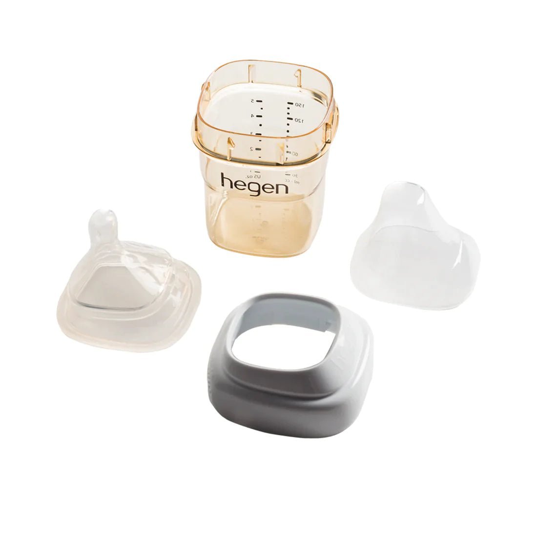 Hegen PCTO™ 240ml Feeding Bottle PPSU, 2 - Pack with 2 x Medium Flow Teat - Hegen - Morgon