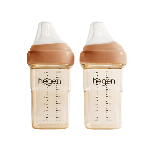 Hegen PCTO™ 240ml Feeding Bottle PPSU, 2 - Pack with 2 x Medium Flow Teat - Hegen - Morgon