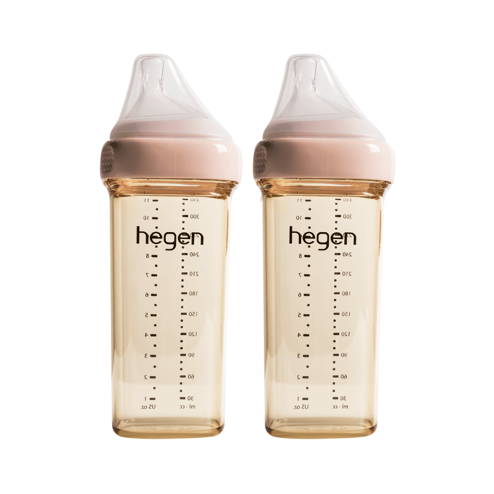 Hegen PCTO™ 330ml Feeding Bottle PPSU, 2 - Pack with 2 x Fast Flow Teat - Hegen - Morgon