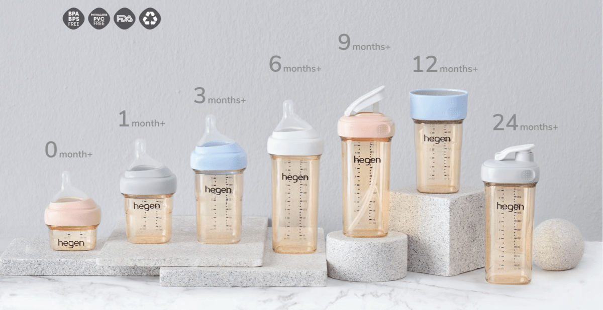 Hegen PCTO™ 60ml Feeding Bottle PPSU WHITE with Extra Slow Flow Teat - Hegen - Morgon