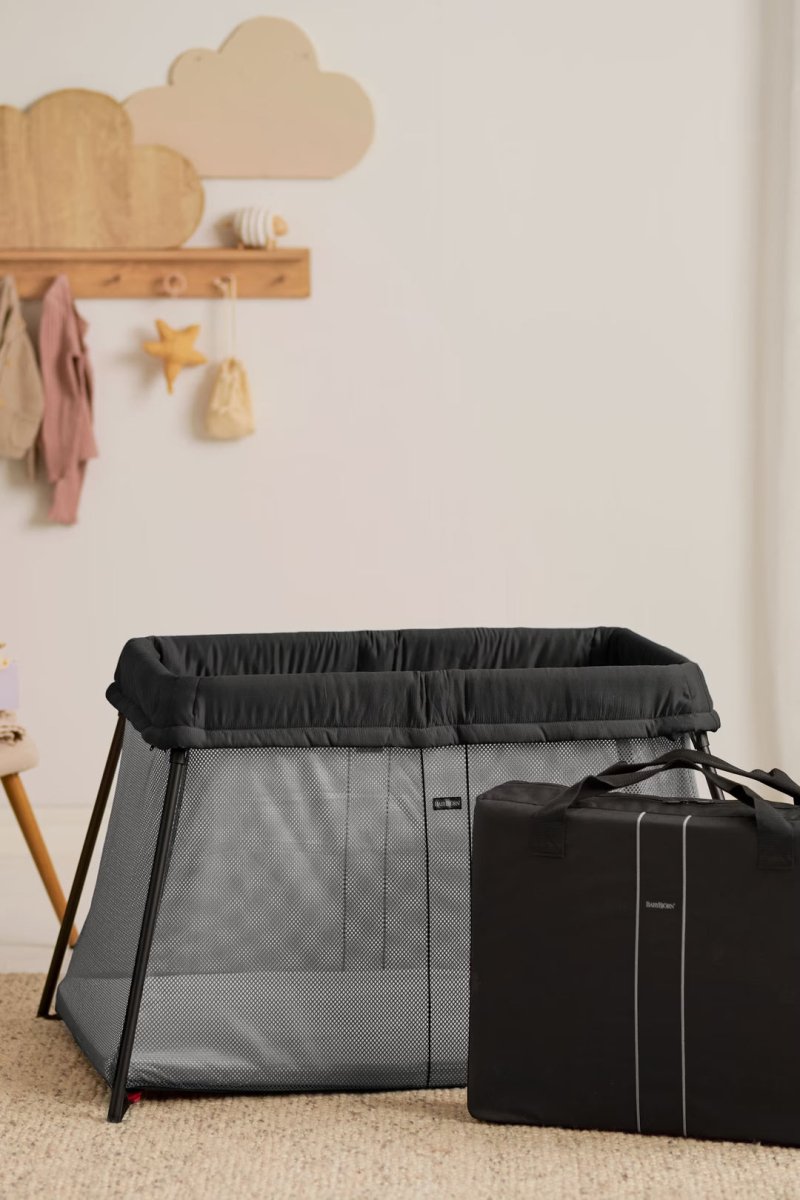 Travel Cot Light - Black - Babybjorn - Morgon